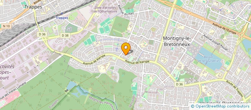 localisation de l'entreprise SODITER à MONTIGNY-LE-BRETONNEUX