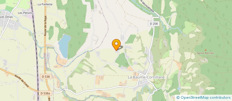 localisation de l'entreprise SODITER à CHABEUIL