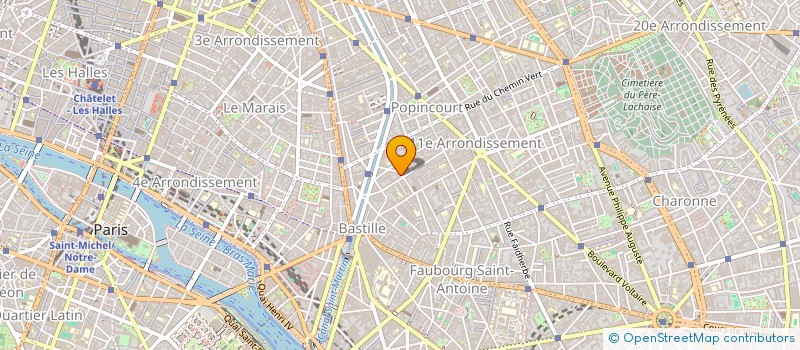 localisation de l'entreprise SODITEX à PARIS