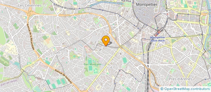 localisation de l'entreprise SODITEX à MONTPELLIER