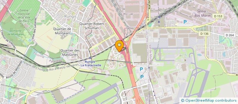 localisation de l'entreprise SODITOURS à PARAY-VIEILLE-POSTE