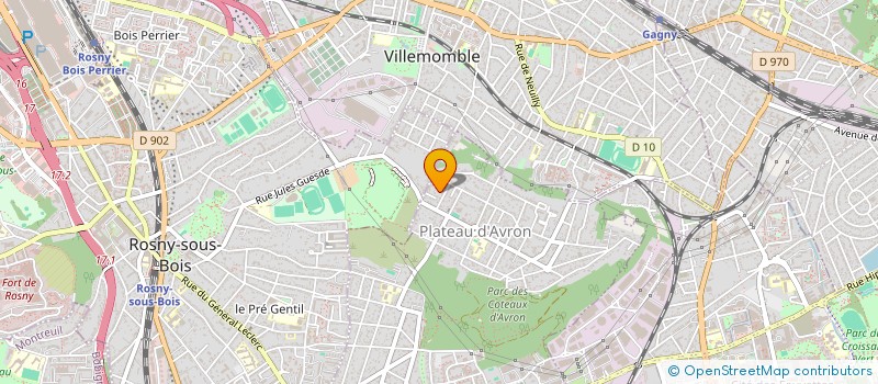 localisation de l'entreprise SODITRA à NEUILLY PLAISANCE