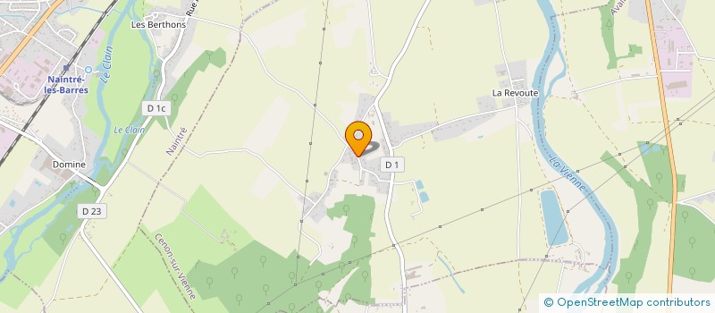 localisation de l'entreprise SODITRADE  CENON-SUR-VIENNE