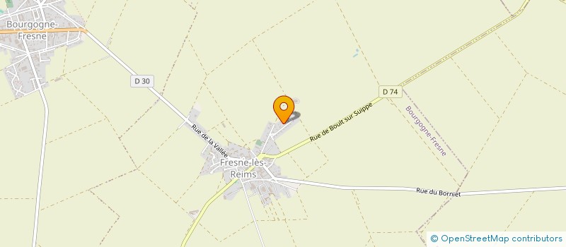 localisation de l'entreprise SODITRAM  BOURGOGNE-FRESNE