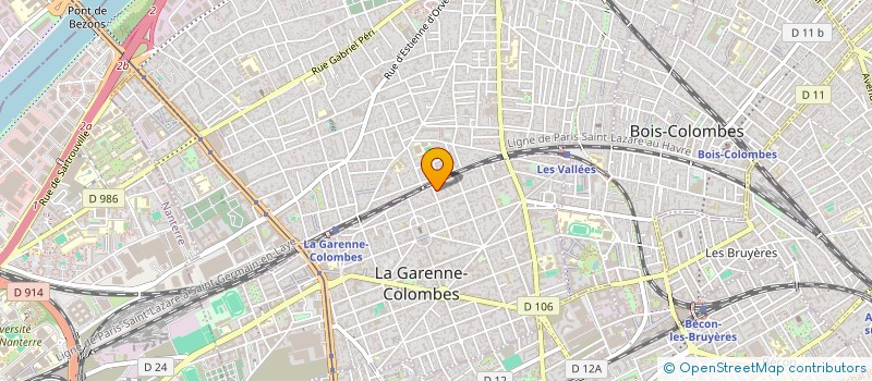 localisation de l'entreprise SODIUM à LA GARENNE-COLOMBES