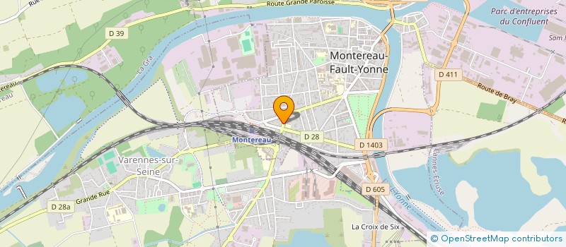localisation de l'entreprise SODIVAR à VARENNES-SUR-SEINE