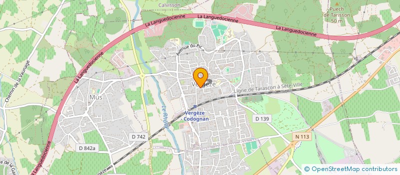 localisation de l'entreprise SODIVE SARL à VERGEZE