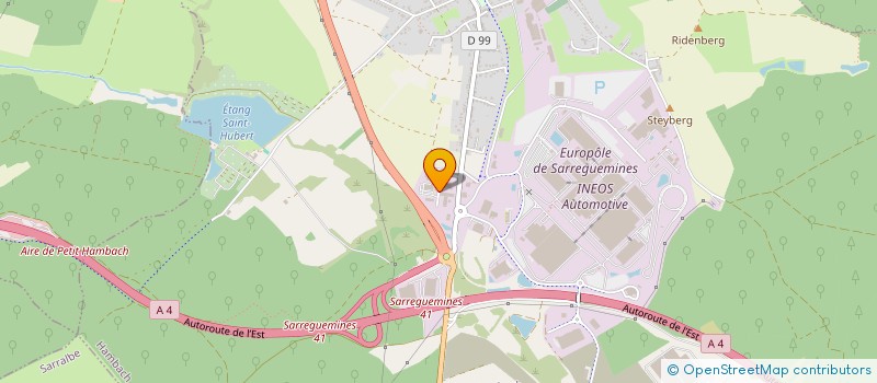 localisation de l'entreprise SODIVIANDE  HAMBACH