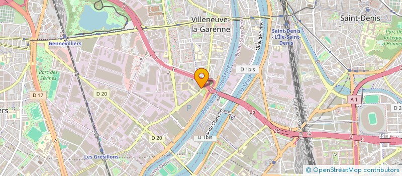 localisation de l'entreprise SODIVILL à VILLENEUVE-LA-GARENNE
