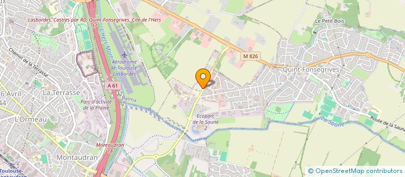localisation de l'entreprise SODIX AQUITAINE à QUINT-FONSEGRIVES
