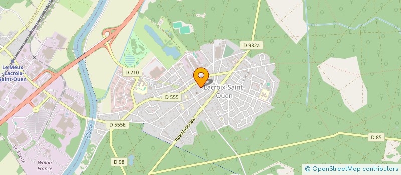 localisation de l'entreprise SODIX PETROLEUM  LACROIX ST OUEN