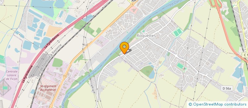 localisation de l'entreprise SODJ à ROQUETTES