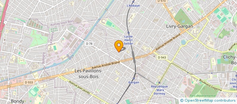 localisation de l'entreprise SODOBAT  LIVRY-GARGAN