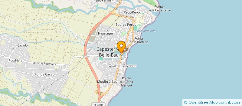 localisation de l'entreprise SODOMAT DORESSAMY à CAPESTERRE-BELLE-EAU