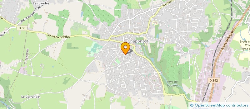 localisation de l'entreprise SODOPA à CHAPONOST