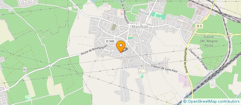 localisation de l'entreprise SODOXA  MANDUEL