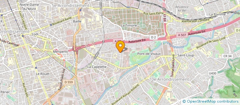 localisation de l'entreprise SODRANS à MARSEILLE