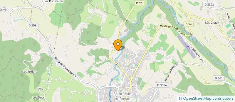 localisation de l'entreprise SODREXE à SAINT-JEAN-EN-ROYANS
