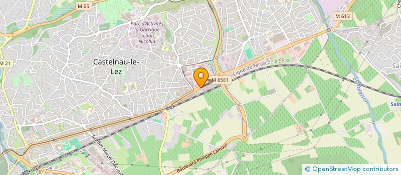 localisation de l'entreprise SODRIVE  LE CRES