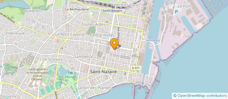 localisation de l'entreprise SODURAL  SAINT-NAZAIRE