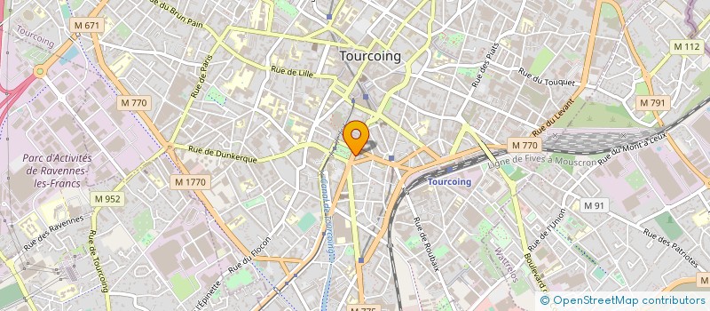 localisation de l'entreprise SODUVI à TOURCOING