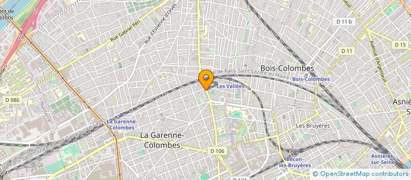 localisation de l'entreprise SODY à LA GARENNE-COLOMBES
