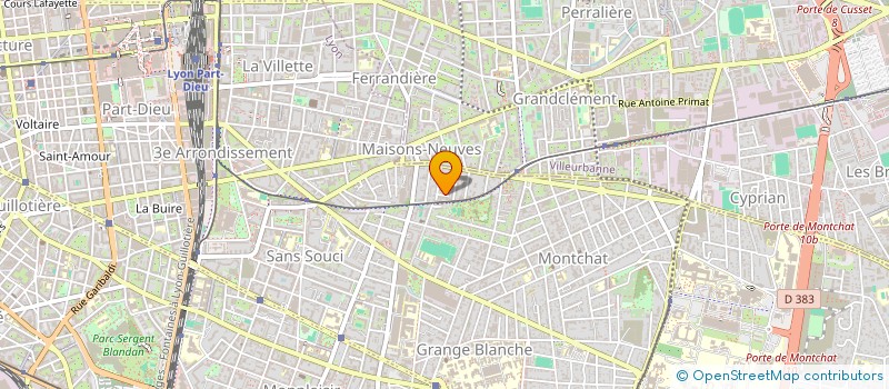 localisation de l'entreprise SODY à LYON