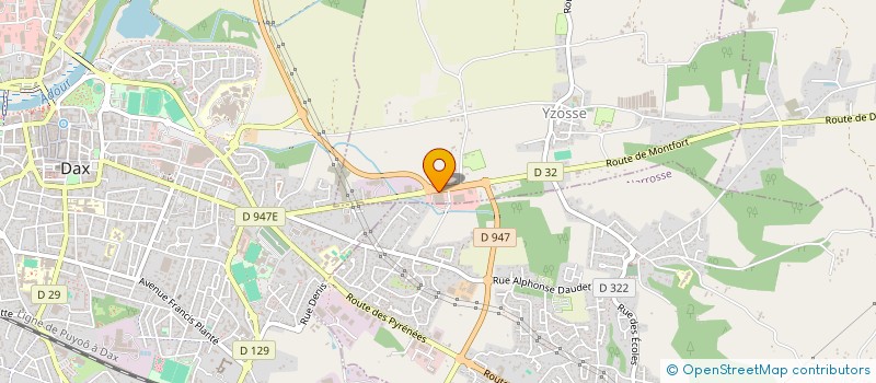 localisation de l'entreprise SODYSO à YZOSSE