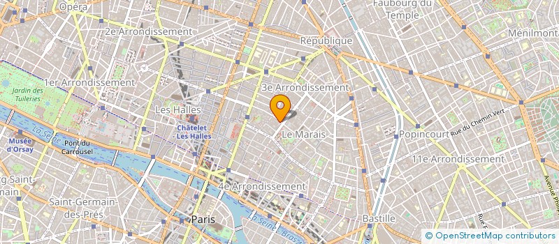 localisation de l'entreprise SOE MA à PARIS