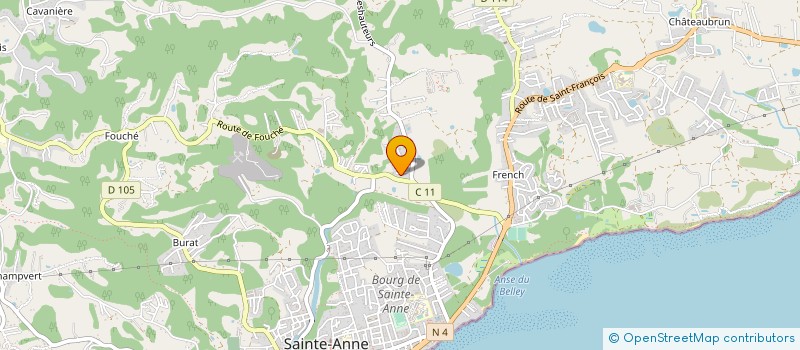localisation de l'entreprise SOEASY -CONCIERGERIE à SAINTE-ANNE