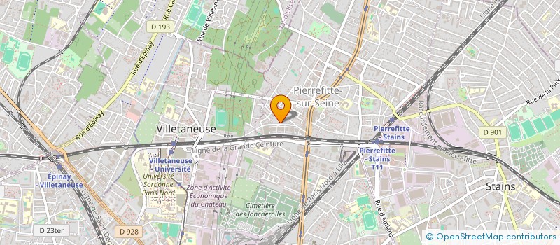 localisation de l'entreprise SOEIMA à PIERREFITTE-SUR-SEINE
