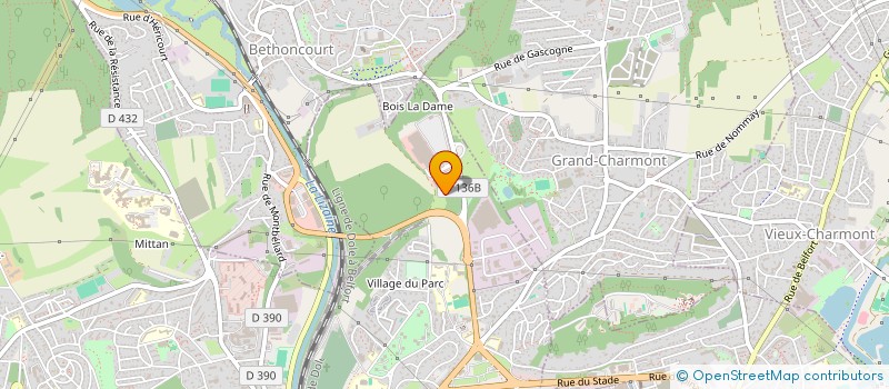 localisation de l'entreprise SOEL BIJOUX  MONTBELIARD