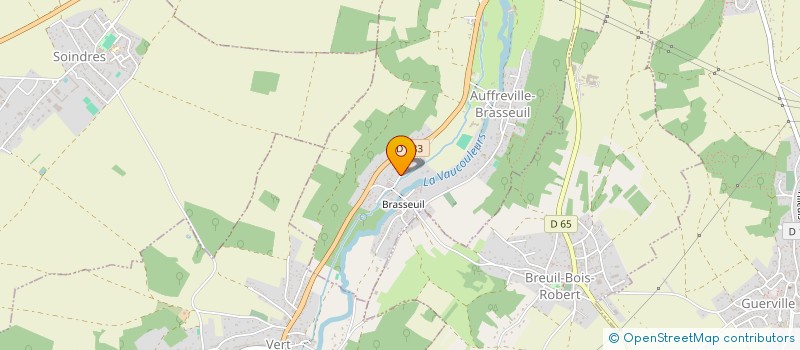 localisation de l'entreprise SOEL EVASIONS  AUFFREVILLE-BRASSEUIL