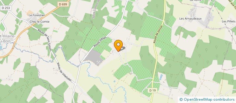 localisation de l'entreprise SOELAB  SAINT-SIMON-DE-BORDES