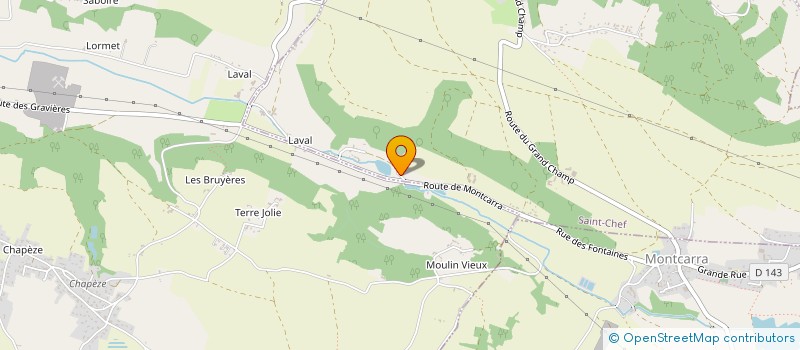 localisation de l'entreprise SOELAL  SAINT-CHEF