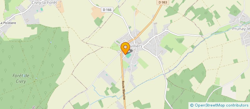 localisation de l'entreprise SOELATEA  ORVILLIERS