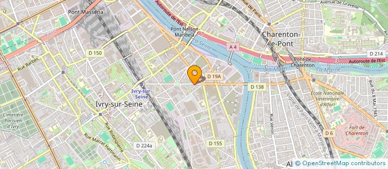 localisation de l'entreprise SOELENS à IVRY-SUR-SEINE