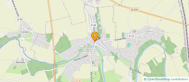 localisation de l'entreprise SOELYS  SOIGNOLLES-EN-BRIE