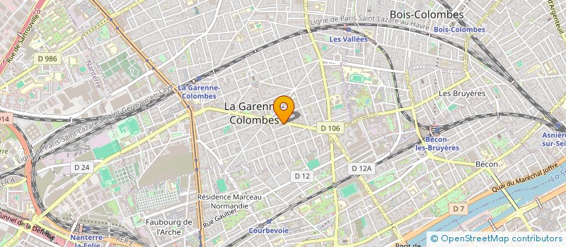 localisation de l'entreprise SOEME à LA GARENNE-COLOMBES