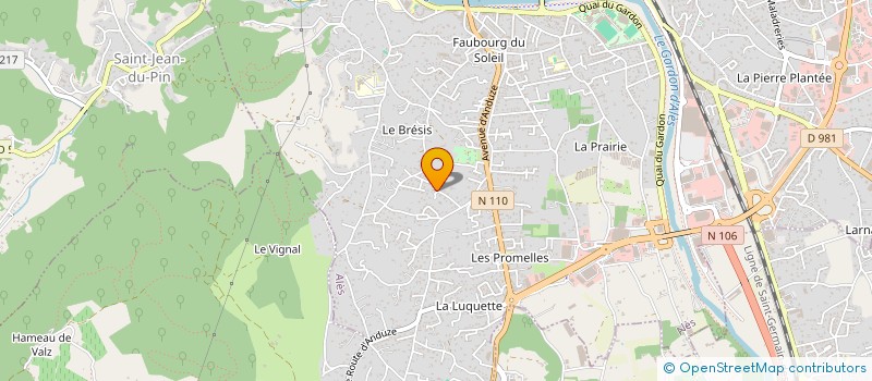 localisation de l'entreprise SOEMIE  ALES