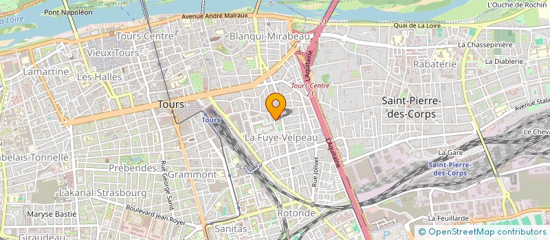 localisation de l'entreprise SOEMOME  TOURS