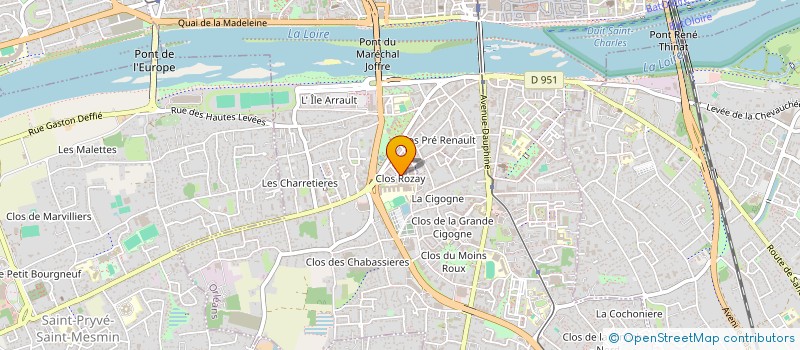 localisation de l'entreprise SOEN  ORLEANS