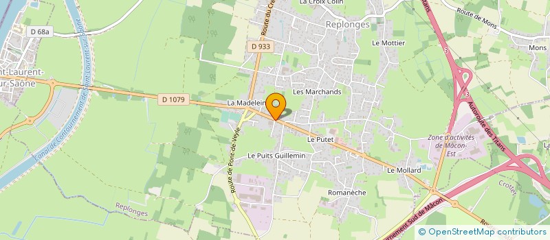 localisation de l'entreprise SOERMEL LASER à REPLONGES