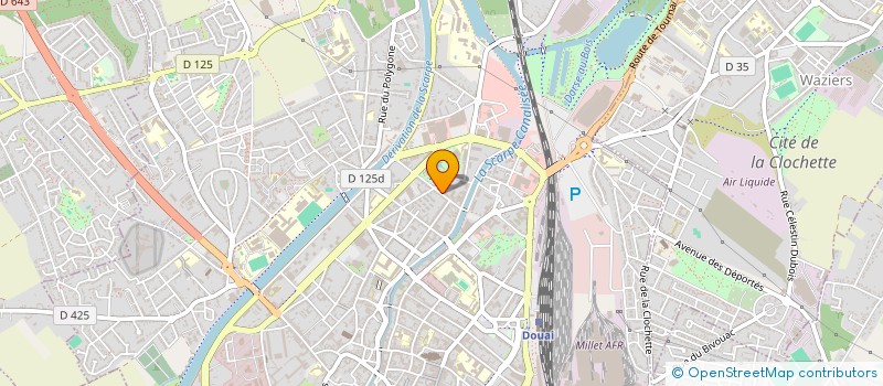 localisation de l'entreprise SOETEC à DOUAI