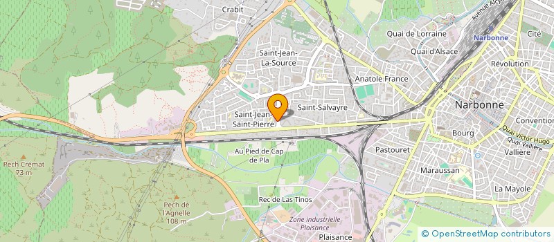 localisation de l'entreprise SOEURENEMENT à NARBONNE
