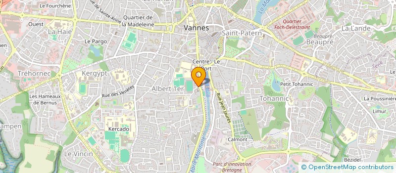 localisation de l'entreprise SOEURS CHARITE DE SAINT LOUIS à VANNES