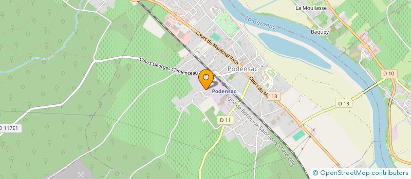 localisation de l'entreprise SOEURS D AMES  PODENSAC