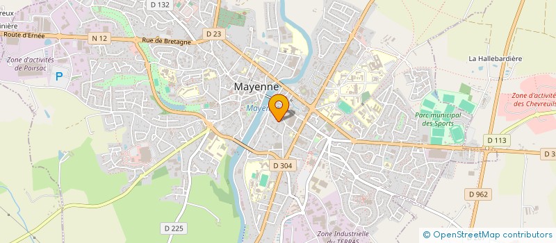 localisation de l'entreprise SOEURS DE L IMMACULEE  MAYENNE