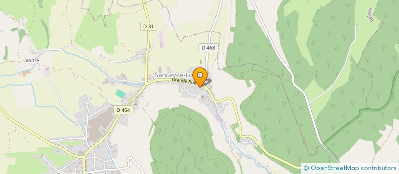 localisation de l'entreprise SOEURS DE LA CHARITE  SANCEY