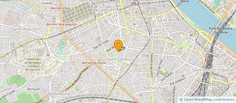 localisation de l'entreprise SOEURS DE SAINT FRANCOIS D4ASSISE à BORDEAUX